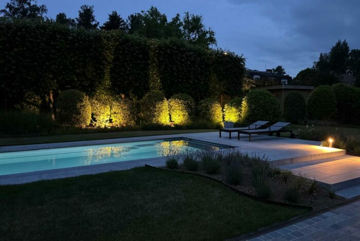 Eclairage de jardin et piscine